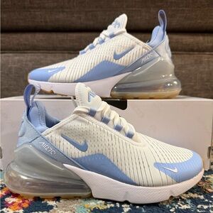 Size 6 - Nike Women’s Air Max 270 “Blue Tint Aluminum”